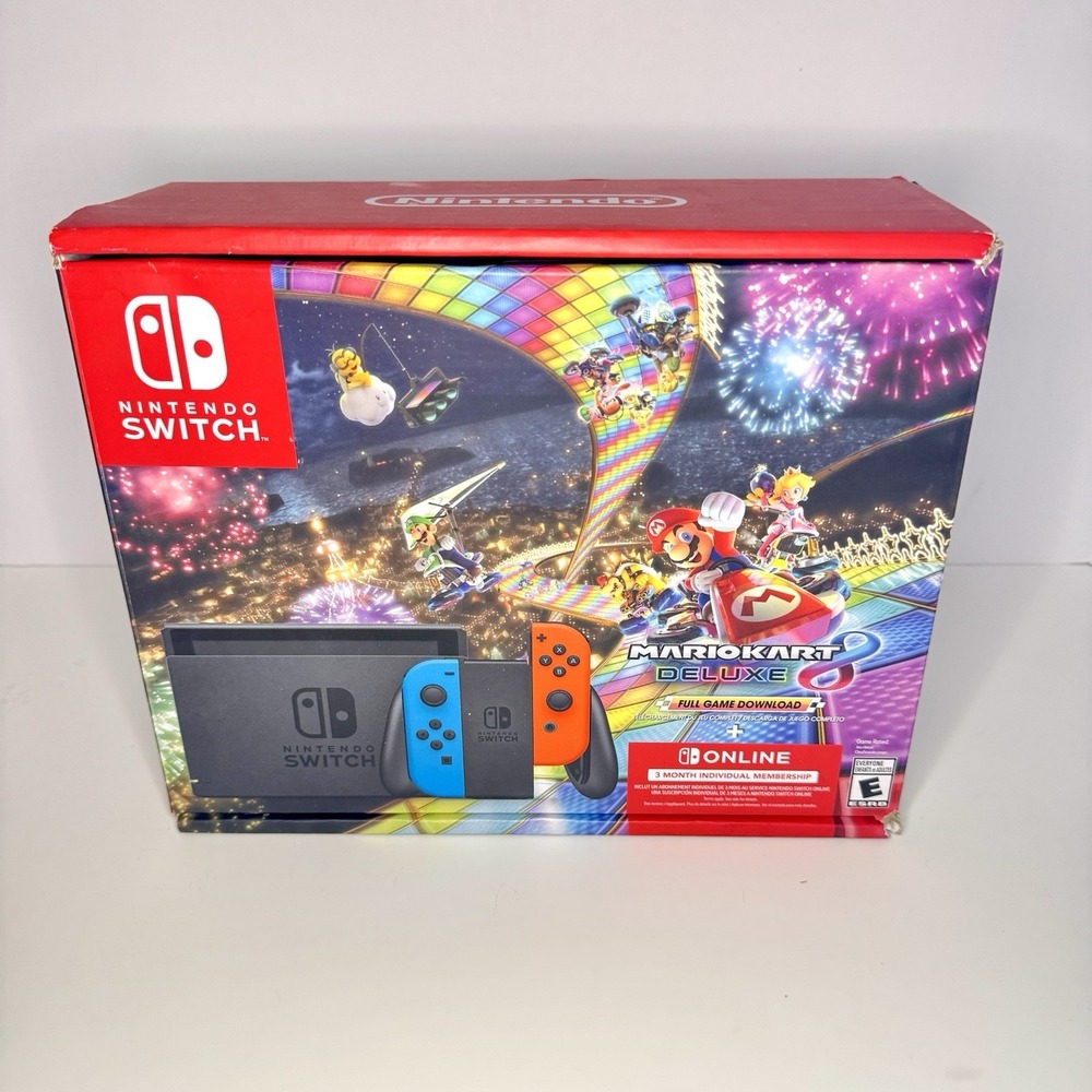 Nintendo Switch Mario Kart 8 Deluxe Empty BOX ONLY No Console